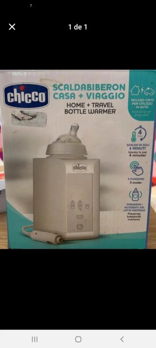 Calienta biberones Chicco Casa + Viaje