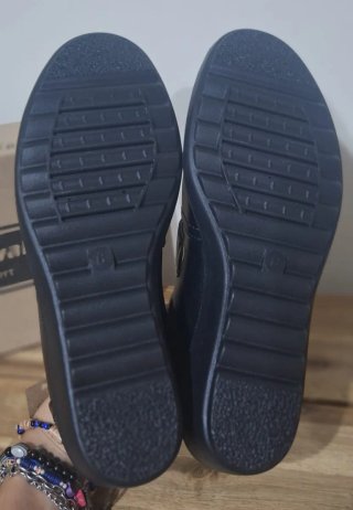 Zapatos Cushion-walk Negros Mujer