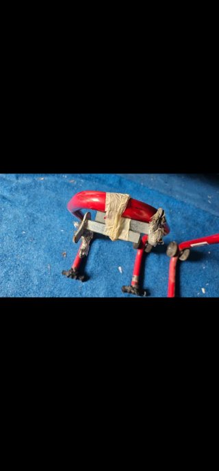 Caballetes para moto rojos