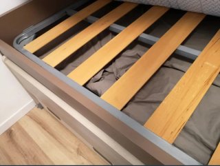 Cama nido infantil con cajones, incluido colchones