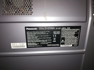 Televisor Panasonic Negro/Plateado