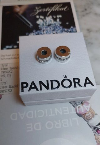 2 Charm Clip Pandora Circonitas