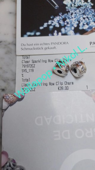 2 Charm Clip Pandora Circonitas