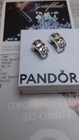 2 Charm Clip Pandora Circonitas