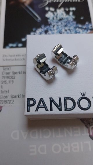 2 Charm Clip Pandora Circonitas