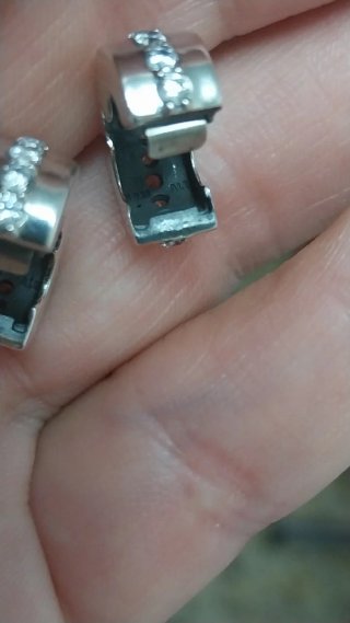 2 Charm Clip Pandora Circonitas