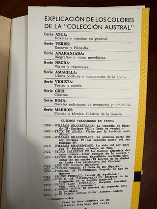 Libros Colección Austral