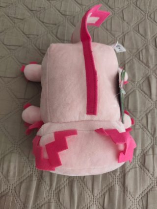 Peluche Minecraft Axolotl Rosa