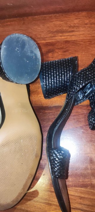 Sandalias Zara trenzadas negras