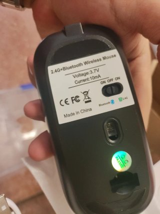 Ratón inalámbrico Bluetooth 2.4G