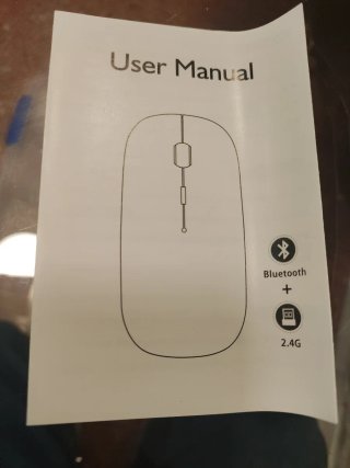 Ratón inalámbrico Bluetooth 2.4G