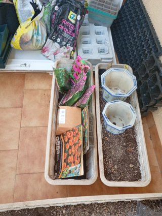Kit jardinería: abono, tiestos, hidropónico