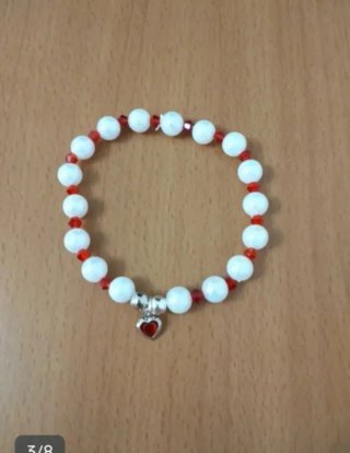 Lote 6 pulseras elásticas de 19 cm con gatitos