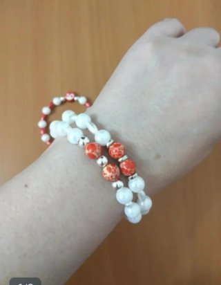 Lote 6 pulseras elásticas de 19 cm con gatitos