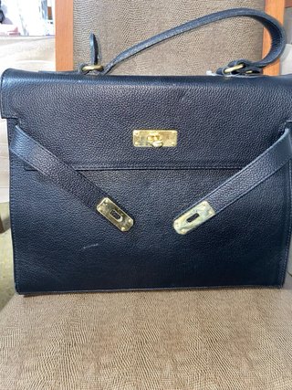 Bolso Negro Piel