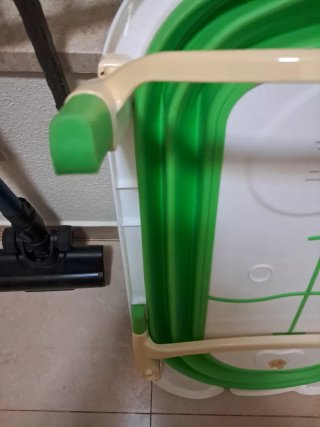 Bañera plegable para bebé verde