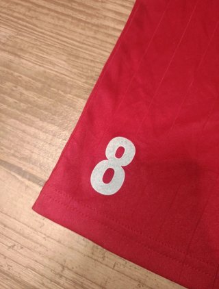 Camiseta Adidas Fútbol Talla S Roja