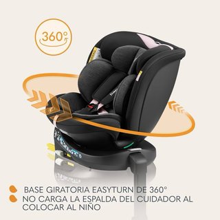 Silla Coche Bebé Lionelo Navy i-Size 360