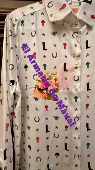 Camisa estampada nueva