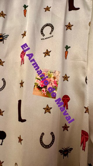 Camisa estampada nueva