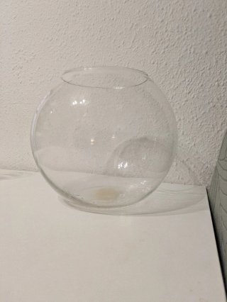 Terrario Pecera Esfera Cristal 30cm