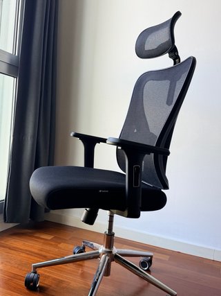 Silla Oficina Ergonómica Escritorio Negra/Gris