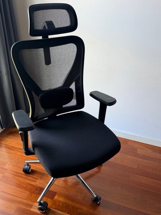 Silla Oficina Ergonómica Escritorio Negra/Gris