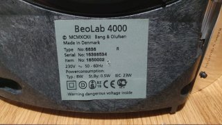Bang & Olufsen Beolab 4000