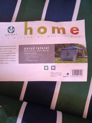 Cenador verde 3x4 m AT HOME sin estrenar