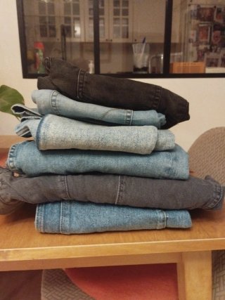 Lote Ropa Vaquera Azul y Gris