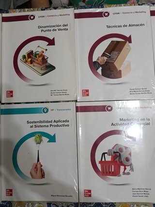 Libros de comercio y marketing grado medio safa