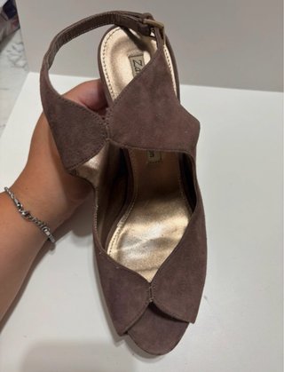 Tacchi Zara marroni
