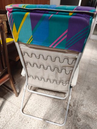 Tumbona plegable multicolor (3 unidades)
