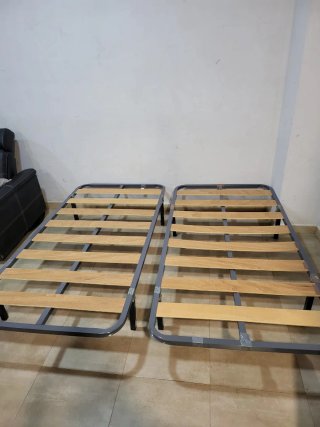 2 Somieres Base Cama Madera