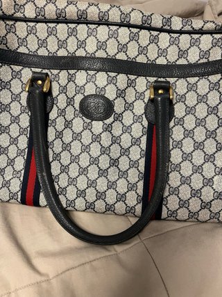 Bolso Boston Vintage Gucci Rayas