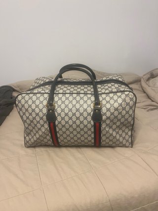Bolso Boston Vintage Gucci Rayas