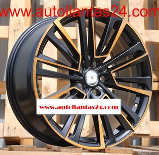 8809 JUEGO DE 4 LLANTAS SKODA BLACK COOPER r640240
