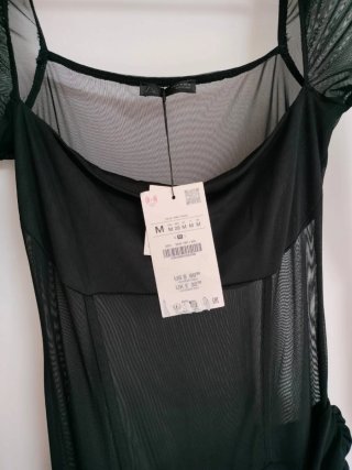 Vestido Negro Zara