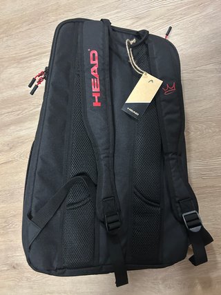 Mochila Head Arturo Coello Negra y Roja