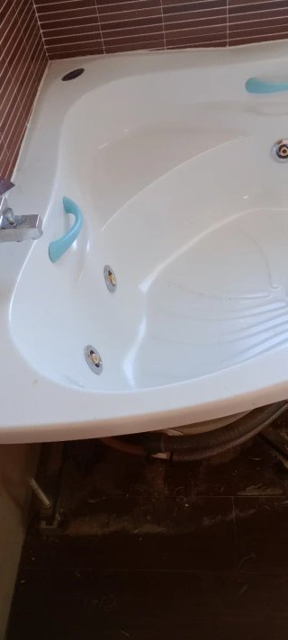 Bañera hidromasaje jacuzzi acrílico de esquina