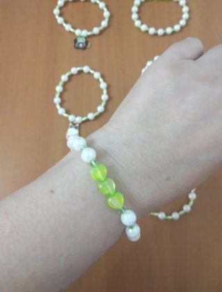 Lote 6 Pulseras Elásticas con 19 cm con gatitos