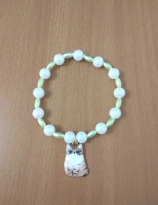 Lote 6 Pulseras Elásticas con 19 cm con gatitos