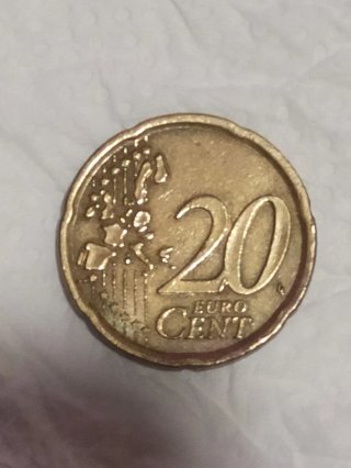 Moneda 20 cent. € . España Cervantes 1999