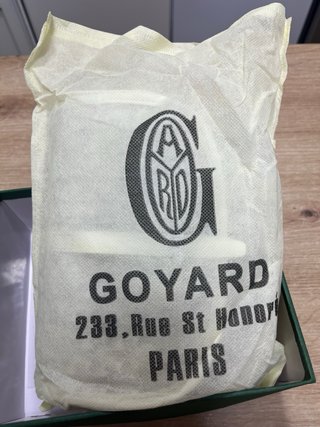 Riñonera Goyard Verde y Blanca