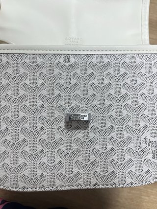 Riñonera Goyard Verde y Blanca