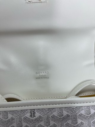 Riñonera Goyard Verde y Blanca