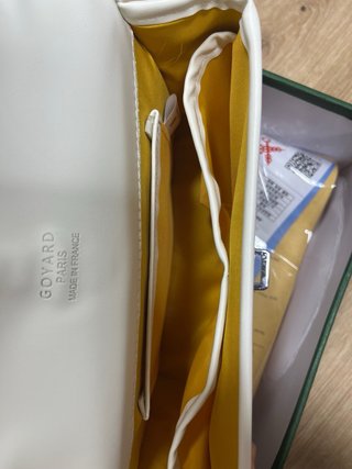 Riñonera Goyard Verde y Blanca