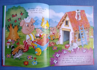 Cuento Infantil Los Tres Cerditos (Tapa Dura)