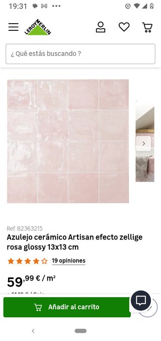 Azulejos Artisan Rosa 13x13cm (16m2)