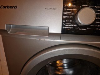 Lavadora Corbero 7kg Gris